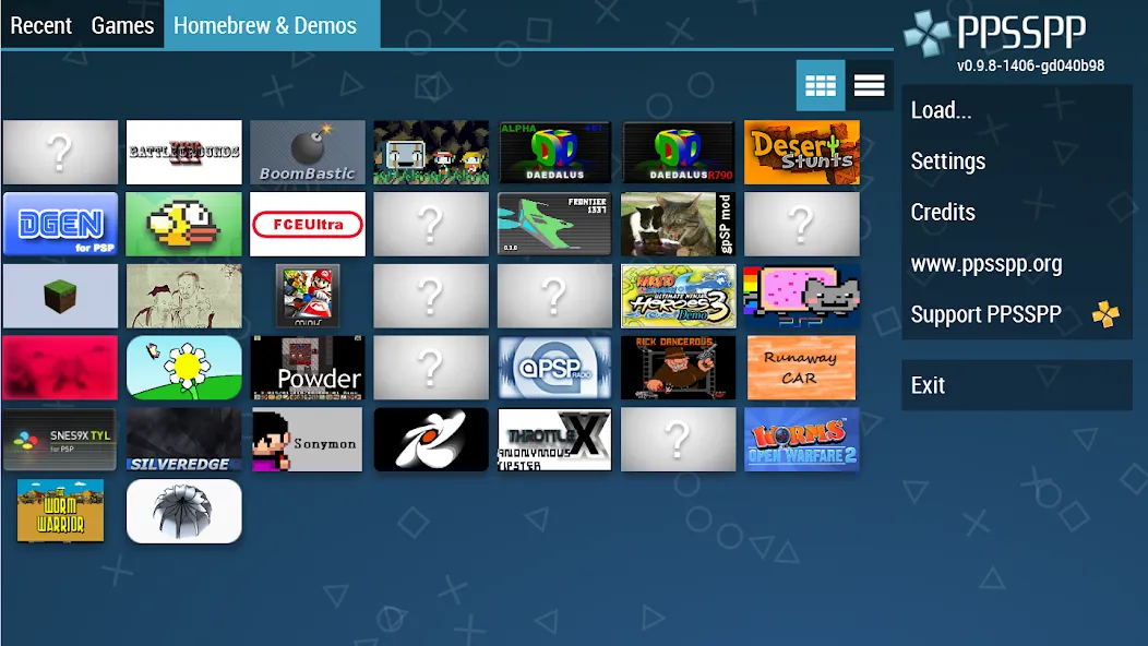 PPSSPP - PSP emulator (ППССПП)  [МОД Menu] Screenshot 2