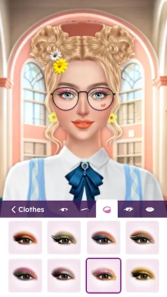 College Dress Up for Girls (Капель Макеовер)  [МОД Много монет] Screenshot 4