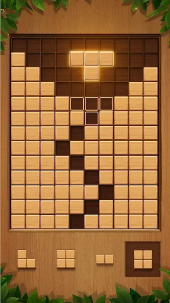 QBlock: Wood Block Puzzle Game (Вуд Блок Пазл)  [МОД Unlimited Money] Screenshot 1