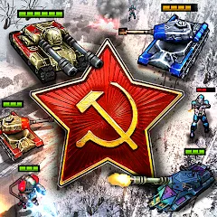 Взломанная Command Generals RTS  [МОД Много монет] - полная версия apk на Андроид