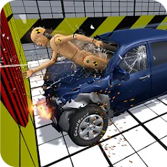 Взлом Car Crash Test Simulator  [МОД Menu] - стабильная версия apk на Андроид