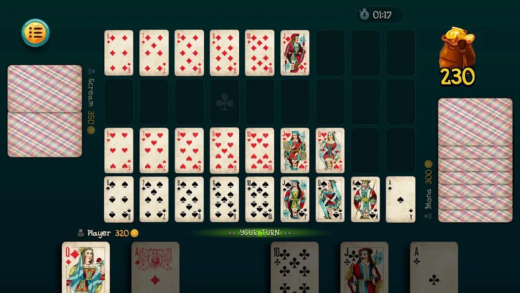 Nine Card Game online offline  [МОД Бесконечные монеты] Screenshot 1