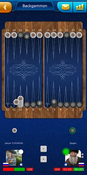 Backgammon LiveGames online  [МОД Бесконечные деньги] Screenshot 3