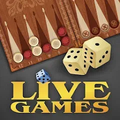 Взломанная Backgammon LiveGames online  [МОД Бесконечные деньги] - полная версия apk на Андроид