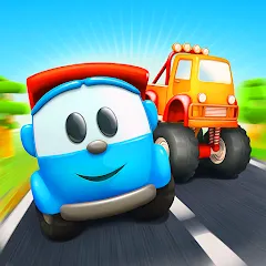 Скачать взломанную Leo 2: Puzzles & Cars for Kids  [МОД Все открыто] - стабильная версия apk на Андроид