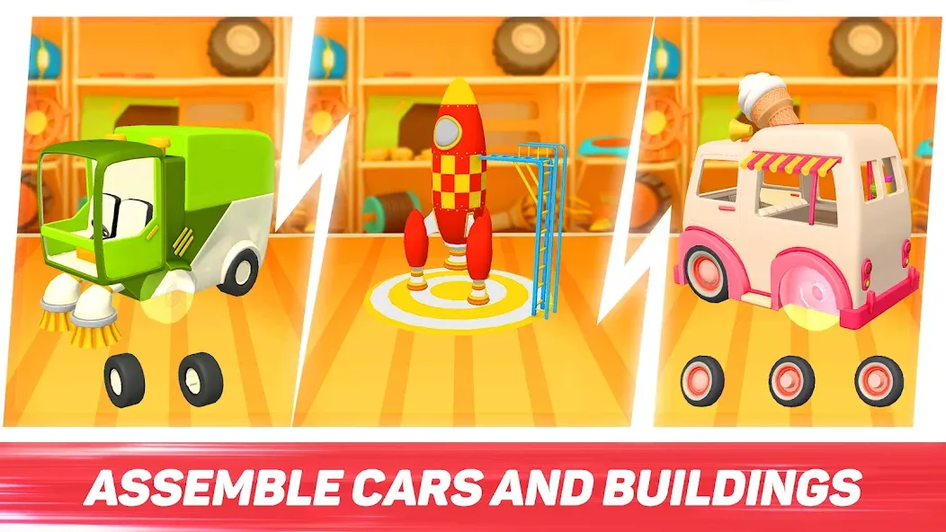 Leo Runner: car games for kids  [МОД Mega Pack] Screenshot 2