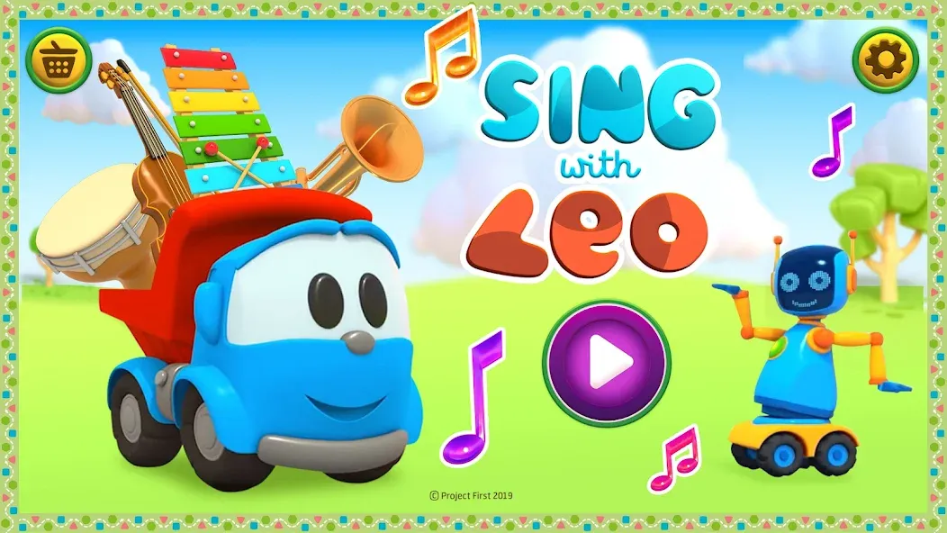 Leo kids songs and music games  [МОД Бесконечные монеты] Screenshot 5