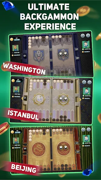 Backgammon Tournament  [МОД Все открыто] Screenshot 2