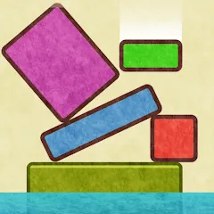 Взлом Drop Stack Block Stacking Game (Дроп Стэк блочная игра с укладкой блоков)  [МОД Unlocked] - последняя версия apk на Андроид