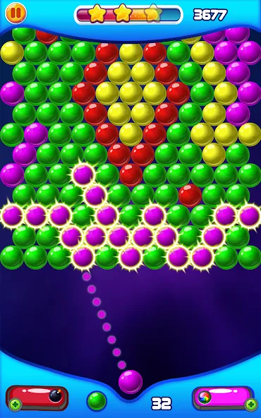 Bubble Shooter 2 (Бабл Шутер 2)  [МОД Все открыто] Screenshot 4