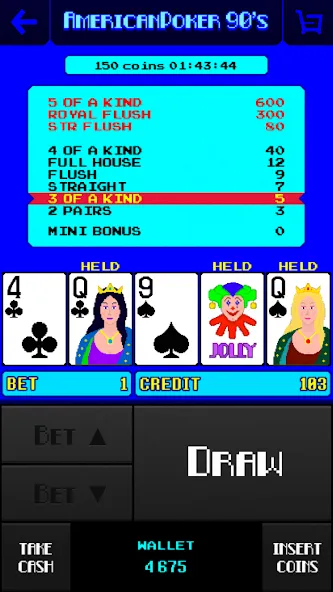 American Poker 90's Casino  [МОД Unlocked] Screenshot 2