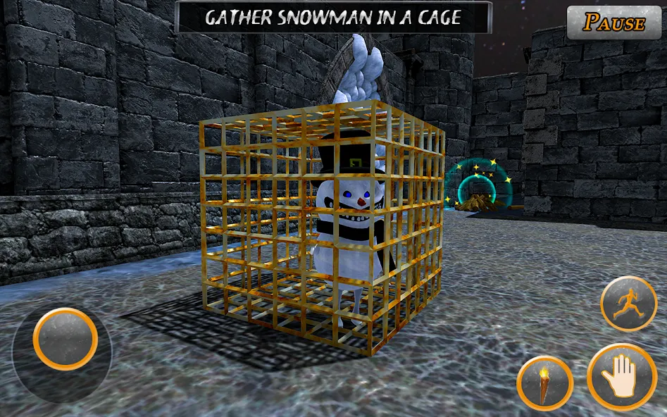 Evil Scary Snowman  Games 3d (Ивил Скари Сноумэн Геймс 3д)  [МОД Бесконечные деньги] Screenshot 3