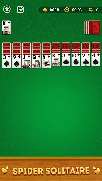 Spider Solitaire Card Game  [МОД Все открыто] Screenshot 1