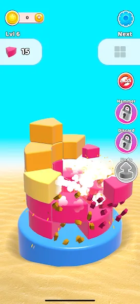 Color Wall 3D: Brain Puzzle (Цветная стена 3D)  [МОД Бесконечные деньги] Screenshot 2