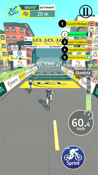 Tour de France Cycling Legends (Циклинг Легенды)  [МОД Бесконечные монеты] Screenshot 2