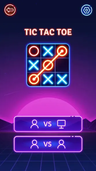 Tic Tac Toe 2 Player: XOXO  [МОД Mega Pack] Screenshot 3