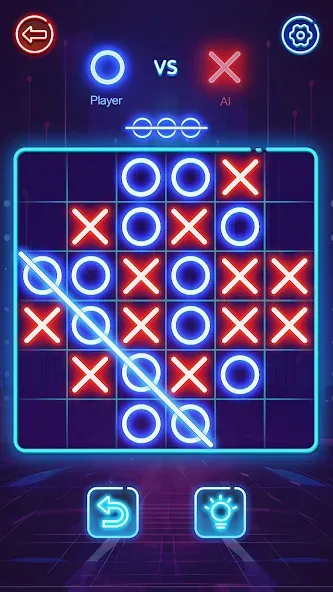 OX Game - XOXO · Tic Tac Toe  [МОД Menu] Screenshot 3