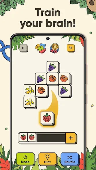 3 Tiles - Tile Matching Games (Тайлс)  [МОД Все открыто] Screenshot 2