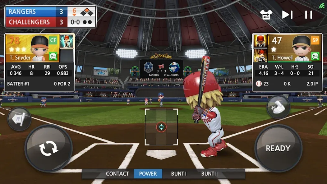 BASEBALL 9 (БЕЙСБОЛ 9)  [МОД Много монет] Screenshot 1