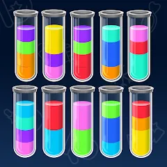 Скачать взлом SortPuz 3D: Water Color Sort (СортПаз 3Д)  [МОД Бесконечные деньги] - стабильная версия apk на Андроид