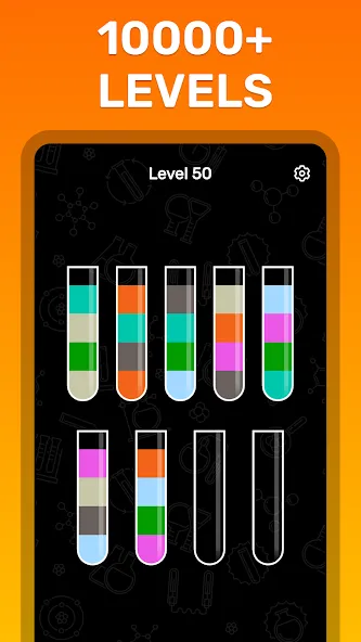 Water Sort Puzzle Color Game  [МОД Много монет] Screenshot 5