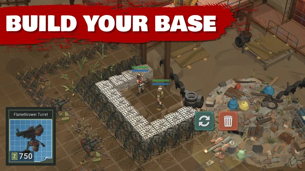 Overrun: Zombie Tower Defense (Оверран)  [МОД Mega Pack] Screenshot 3